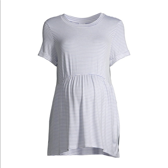 Maternity Babydoll Short Sleeve T-shirt - Picture 6 of 11